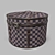Vintage Round Chests: Industrial-Style Storage 3D model small image 13