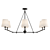 Bronze Barrington Chandelier - Elegant Lighting Statement 3D model small image 1