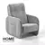 Parker 83 Triumph Gray Recliner 3D model small image 1