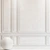 Elegant Plaster Molding: Pantone 11-4201 3D model small image 2