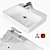 TOTO LW951CJ Lavatory: Precise Design, Vray & Corona Compatible 3D model small image 1