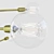 Sleek Hikari Sputnik Chandelier 3D model small image 7