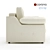 Luxurious Skai 3r Dollaro Sofa 3D model small image 2