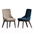 Elegant Misool & Medea Dining Chair Set 3D model small image 3