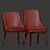 Elegant Misool & Medea Dining Chair Set 3D model small image 4