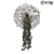 Sleek Serip Chandelier 3D model small image 3