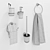 GROHE Essentials Supersteel Set 3D model small image 4