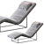 Stylish Chaiselongue by Alberta Salotti 3D model small image 2