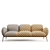 Cozy Brooklyn 3-Seater Sofa 3D model small image 2