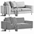Indivi2 Boconcept Sofa: Modern Design, Superior Quality 3D model small image 1