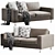 Indivi2 Boconcept Sofa: Modern Design, Superior Quality 3D model small image 2
