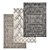 High-Quality Carpets Set: 3D Textures 3D model small image 1