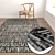 High-Quality Carpets Set: 3D Textures 3D model small image 5