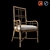 Tropical Seaview Armchair: Stylish and Comfortable 3D model small image 2