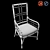 Tropical Seaview Armchair: Stylish and Comfortable 3D model small image 5