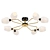 Elegant MW-Light Olympia Chandelier 3D model small image 1