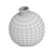 Blush Sphere Vase - Elegant Home Décor 3D model small image 4