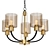 Elegant Teodora Pendant Chandelier 3D model small image 1