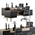 Executive Office Furniture Set 3D model small image 2