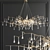 Elegant Serip Orizzontale Ring Chandelier 3D model small image 2