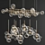 Bubble Magic: Galotti Orizzontale & Giopato Coombes Chandelier 3D model small image 1