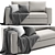 Finnala Ikea2 Sofa: Sleek Comfort 3D model small image 1