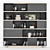 Modern Home Office Shelf: 270cm x 280cm x 40cm 3D model small image 1