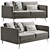Boconcept Osaka Modern Sofa 3D model small image 1