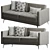 Boconcept Osaka Modern Sofa 3D model small image 2
