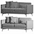 Boconcept Osaka Modern Sofa 3D model small image 3