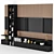 Modern Slimline TV Stand (85") 3D model small image 2