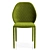 Sleek Leather DUMBO Chair 3D model small image 3