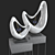 Elegant Modern Decor Statues 3D model small image 5