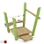 Kompan Oasis Toddler w/Desk | Interactive Outdoor Playground Set 3D model small image 2