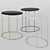 Moi 50-1 Oval Sidetable by Christine Kröncke: Sleek Design for Modern Interiors 3D model small image 1