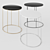 Moi 50-1 Oval Sidetable by Christine Kröncke: Sleek Design for Modern Interiors 3D model small image 2