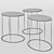 Moi 50-1 Oval Sidetable by Christine Kröncke: Sleek Design for Modern Interiors 3D model small image 3