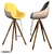 Modern Captain Play Stool 3D model small image 1