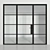 Elegant Loft Glass Partition 3D model small image 2