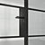 Elegant Loft Glass Partition 3D model small image 10