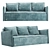 JOY Sofa: Comfortable and Stylish Transformation 3D model small image 2