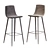 Modern Lecco Barstool 3D model small image 1