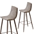 Modern Lecco Barstool 3D model small image 4