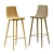 Modern Lecco Barstool 3D model small image 5