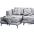Elegant Meridiani Louis Up Modular Sofa 3D model small image 4