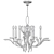 Beveled Arcs 763 Chandelier: Elegant Illumination in Harmonious Design 3D model small image 2