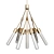 Elevate your space with the Stilt Chandelier 3D model small image 1