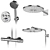 GROHE Euphoria SmartControl Shower Set 3D model small image 3