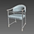 Elegant Chinese LowPoly Chair 3D model small image 3