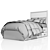 Elegant Avalon Bed with Trundle 3D model small image 5